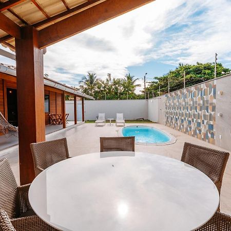 Casadecastelhanos, Quadra Do Mar De Castelhanos, 4 Suites Com Ar, Churrasqueira, Piscina, Hidromassagem, Cozinha Integrada Gourmet Ideal Para Familia E Amigos 安谢塔 外观 照片