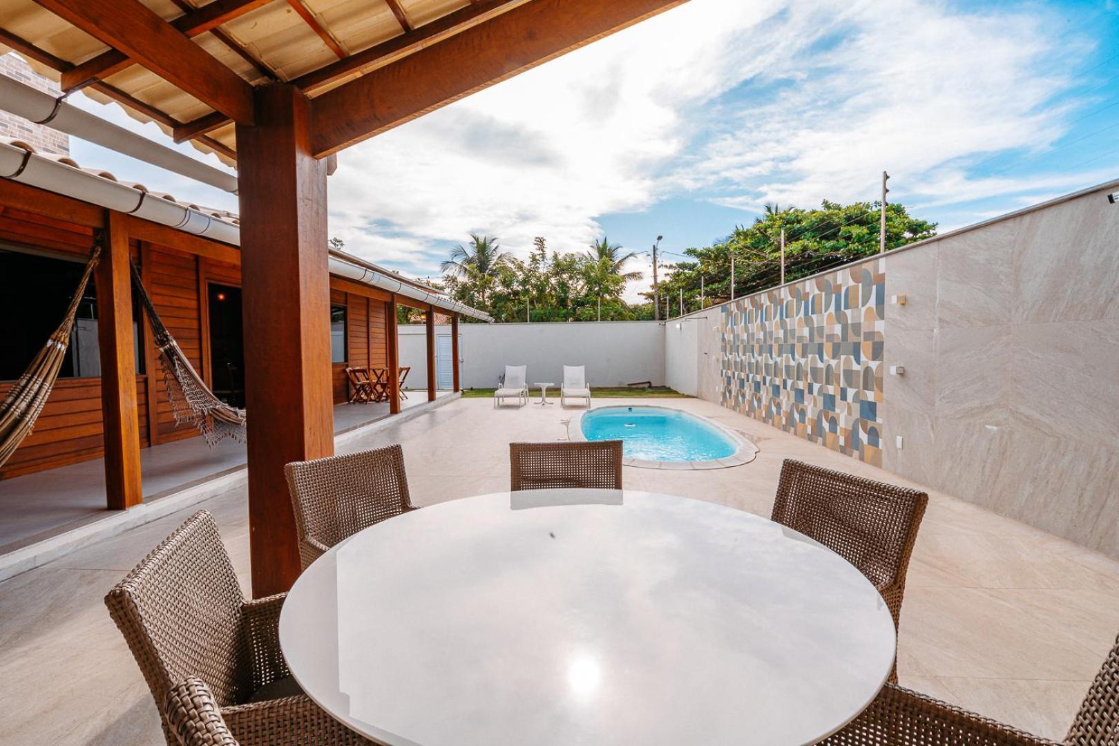 Casadecastelhanos, Quadra Do Mar De Castelhanos, 4 Suites Com Ar, Churrasqueira, Piscina, Hidromassagem, Cozinha Integrada Gourmet Ideal Para Familia E Amigos 安谢塔 外观 照片