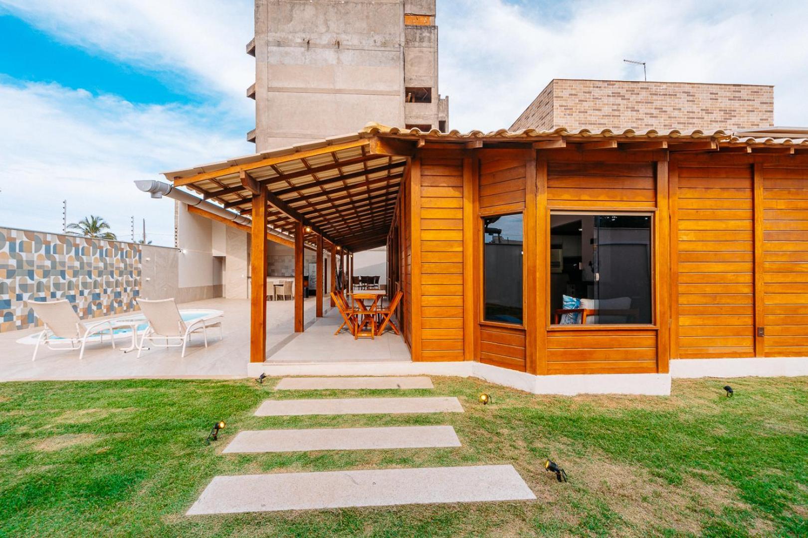 Casadecastelhanos, Quadra Do Mar De Castelhanos, 4 Suites Com Ar, Churrasqueira, Piscina, Hidromassagem, Cozinha Integrada Gourmet Ideal Para Familia E Amigos 安谢塔 外观 照片
